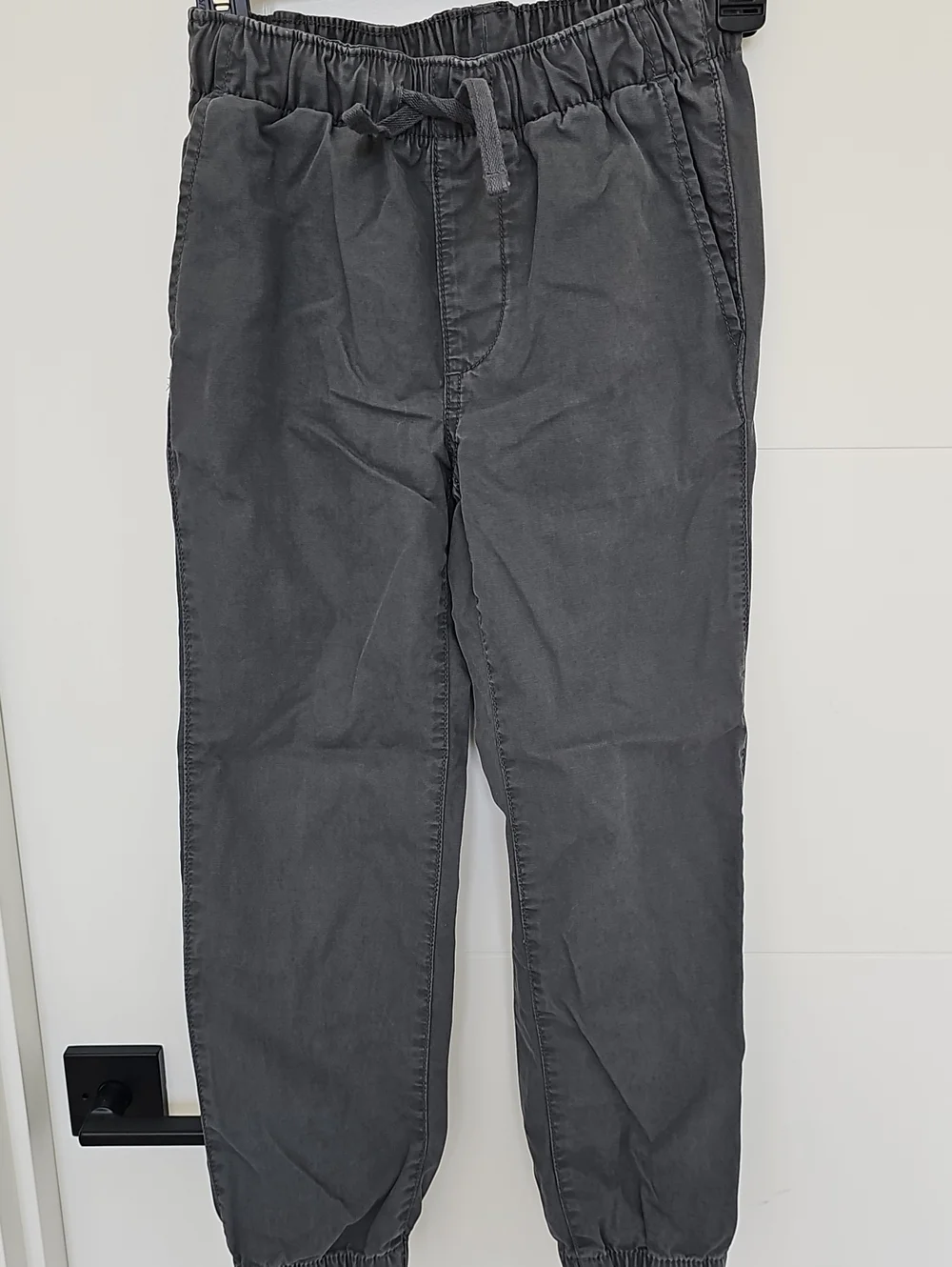 Gap Kids Blue Slate Drawstring Jogger Pants Boys Sz M